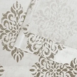 Curtains & Drapes-Kirkland's Home Neutral Basketweave Curtain Panel Set, 84 In. Tan