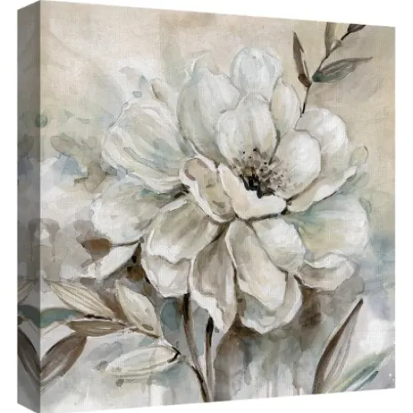 Canvas Art-Kirkland's Home Neutral Bloom I Canvas Art Print Tan/White