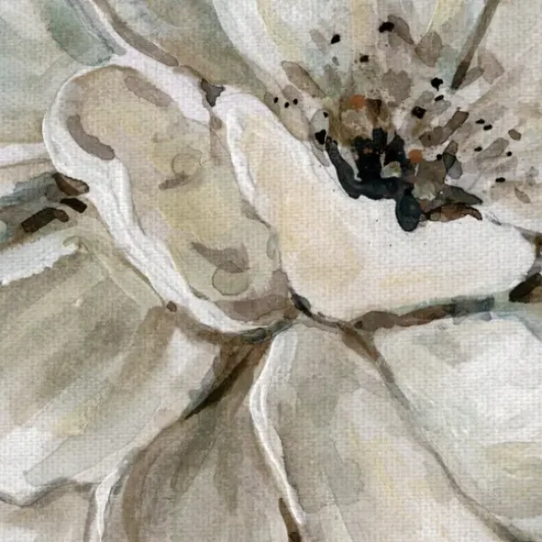 Canvas Art-Kirkland's Home Neutral Bloom I Canvas Art Print Tan/White
