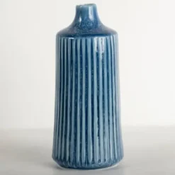 Vases-Kirkland's Home Neutral Clay Vessel Vases, Set Of 3 Black/White/Gray