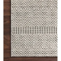 Outdoor Rugs-Kirkland's Home Neutral Floral Burst Outdoor Area Rug, 5X7 Tan/Gray/White