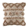 Pillows-Kirkland's Home Neutral Geometric Pom Pom Pillow Brown