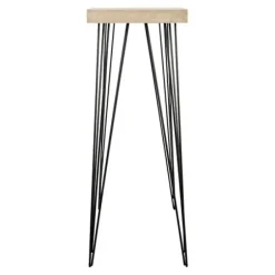 Console Tables-Kirkland's Home Neutral Hairpin Legs Console Table Gray