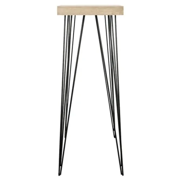 Console Tables-Kirkland's Home Neutral Hairpin Legs Console Table Gray