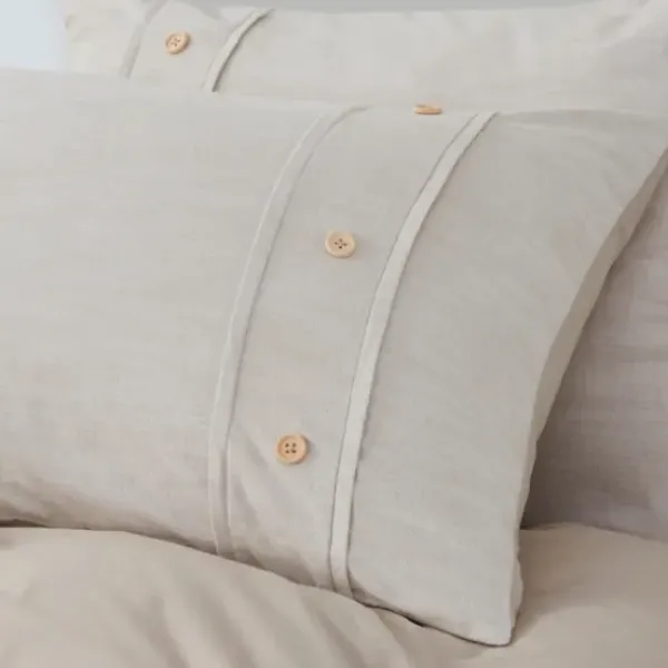 Comforters-Kirkland's Home Neutral Holland 5-Pc. Full/Queen Comforter Set Tan