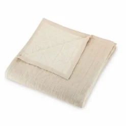 Bedspreads & Coverlets-Kirkland's Home Neutral Maren King Bed Blanket Tan