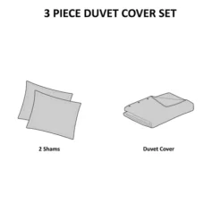 Duvets-Kirkland's Home Neutral Oversized 3-Pc. Queen Duvet Cover Set Tan