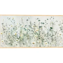 Canvas Art-Kirkland's Home New Horizons Framed Canvas Art Print Gray/Green/White