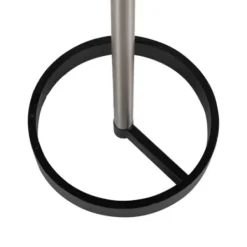 Floor Lamps-Kirkland's Home Nickel And Metal Shade Floor Lamp Black
