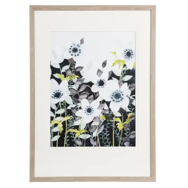 Framed Art-Kirkland's Home Night Foliage I Framed Art Print Blue/White/Black