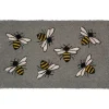 Doormats-Kirkland's Home Night Owls Indoor/Outdoor Mat Gray/Blue