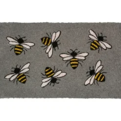 Doormats-Kirkland's Home Night Owls Indoor/Outdoor Mat Gray/Blue