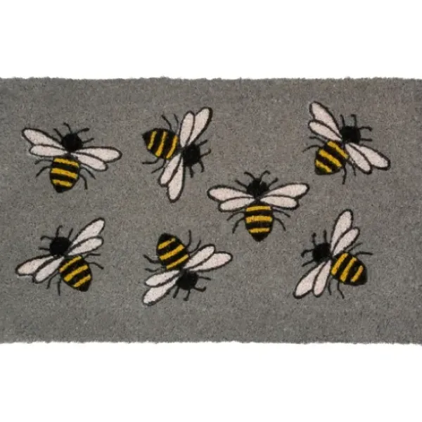 Doormats-Kirkland's Home Night Owls Indoor/Outdoor Mat Gray/Blue