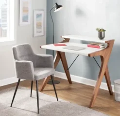 Dining Chairs-Kirkland's Home Noise Midcentury Dining Chairs, Set Of 2 Gray