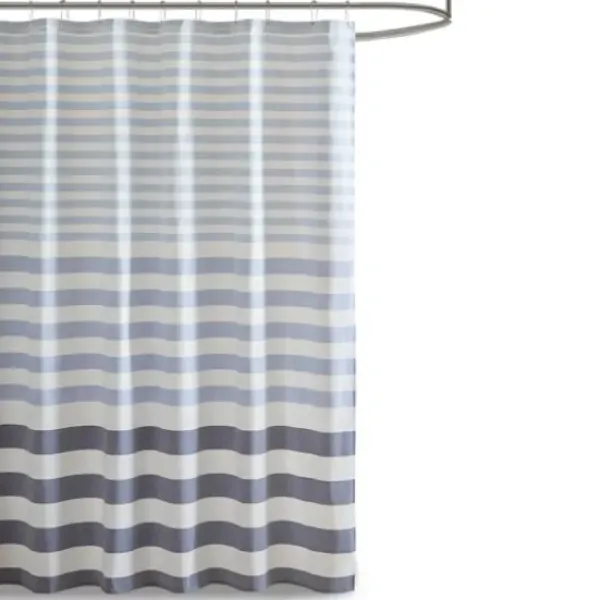 Shower Curtains-Kirkland's Home Norah Ruffle Shower Curtain White