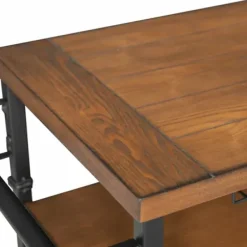 Kitchen Islands & Bar Carts-Kirkland's Home Norcross Industrial Rolling Bar Cart