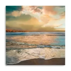 Canvas Art-Kirkland's Home Nuance Canvas Art Print Blue/Yellow/Tan