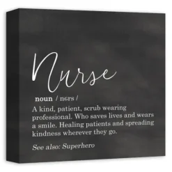 Wall Quotes & Signs-Kirkland's Home Nurse Definition Canvas Art Print Black