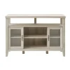 Tv Stands & Media Consoles-Kirkland's Home Oak Rustic Wood Tv Stand White