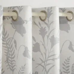 Curtains & Drapes-Kirkland's Home Oatmeal Braided 2-Pc. Curtain Panel Set, 108 In. White/Tan