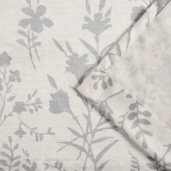 Curtains & Drapes-Kirkland's Home Oatmeal Braided 2-Pc. Curtain Panel Set, 108 In. White/Tan