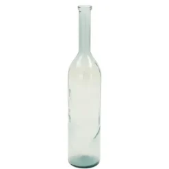 Vases-Kirkland's Home Oblong Dimpled Vase Silver