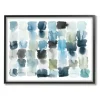 Framed Art-Kirkland's Home Ocean Inspired Abstract Tiles Framed Art Print White/Blue/Green
