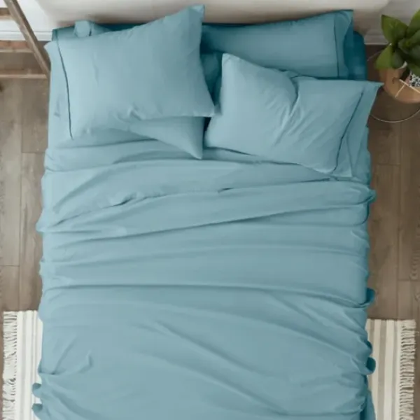 Bed Sheets-Kirkland's Home Ocean 6-Pc. Twin Sheet Set Blue