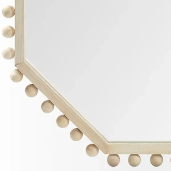 Framed Mirrors-Kirkland's Home Octagon Beaded Edge Framed Wall Mirror
