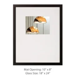 Gallery Wall Frames-Kirkland's Home Offset Mat 8X10 3-Pc. Gallery Wall Frame Set Black
