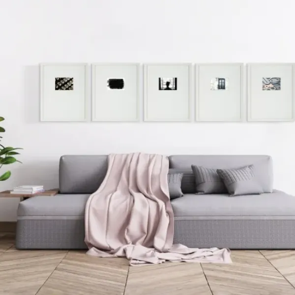 Gallery Wall Frames-Kirkland's Home Offset Mat 5X7 5-Pc. Gallery Wall Frame Set White