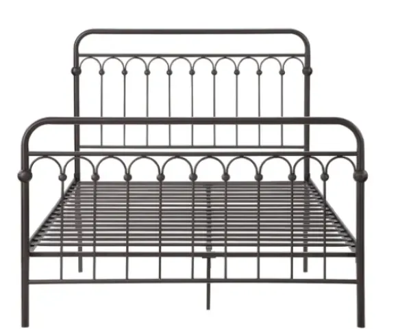 Beds & Headboards-Kirkland's Home Oil Rubbed Bronze Metal Platform Full Bed Brown