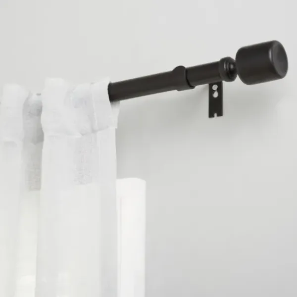 Curtain Rods & Hardware-Kirkland's Home Oiled Bronze Fetter Double Curtain Rod, 120 In.
