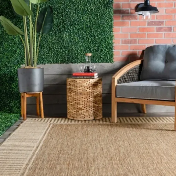 Outdoor Rugs-Kirkland's Home Ombre At Dusk Indoor/Outdoor Area Rug, 5X7 Ivory/Orange
