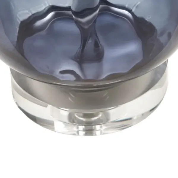 Table Lamps-Kirkland's Home Ombre Blue Glass Teardrop Table Lamp White