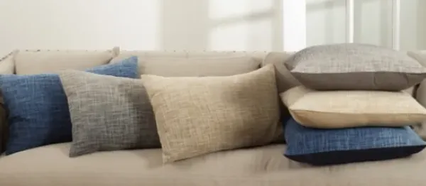 Pillows-Kirkland's Home Ombre Down Filled Square Throw Pillow Tan