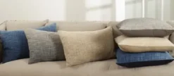 Pillows-Kirkland's Home Ombre Down Filled Square Throw Pillow Blue