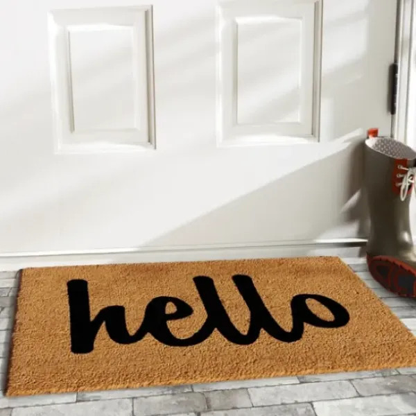 Doormats-Kirkland's Home Omg You'Re Here Doormat Brown/Blue