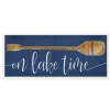 Wall Plaques-Kirkland's Home On Lake Time Wall Plaque Blue