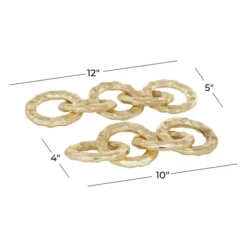 Statues & Figurines-Kirkland's Home Onyx And Gold 3-Pc. Orb Sculpture Set Black/Gold