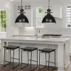 Bar Stools & Counter Height Stools-Kirkland's Home Onyx Modern Metal Curve Seat Bar Stool Black