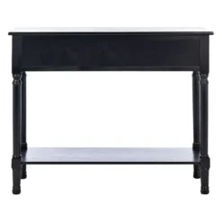 Console Tables-Kirkland's Home Onyx Raised Texture Diamond Console Table Black