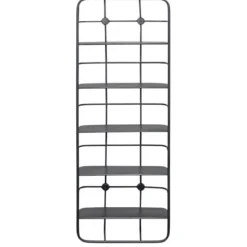 Shelves-Kirkland's Home Onyx Squared Iron Grid Wall Shelves