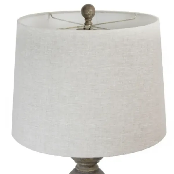 Table Lamps-Kirkland's Home Opal Rustic Wood Table Lamps, Set Of 2 Gray