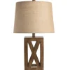 Table Lamps-Kirkland's Home Open Block Table Lamp Tan