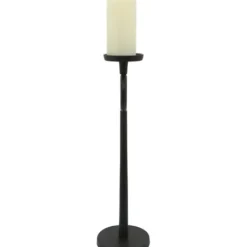 Candle Holders-Kirkland's Home Open Circle Taper Candle Holder, 21 In. Black