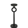 Candle Holders-Kirkland's Home Open Circle Taper Candle Holder, 13 In. Black