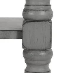 Benches & Ottomans-Kirkland's Home Open Shelf Bench Gray