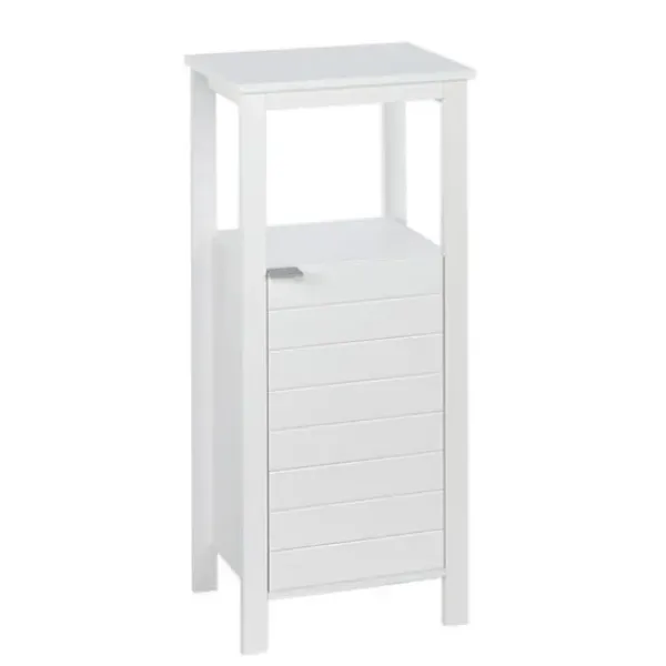 Cabinets & Sideboards-Kirkland's Home Open Shelf Cabinet White
