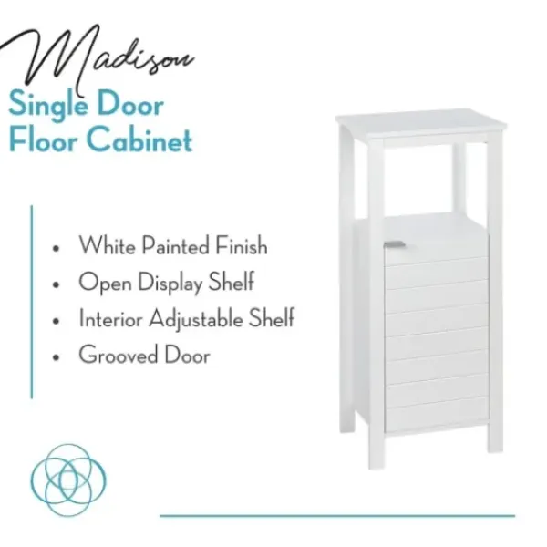 Cabinets & Sideboards-Kirkland's Home Open Shelf Cabinet White